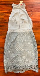 Lot 450- New Bobbles And Lace Baby Blue Dress Womens Size Small - NWT