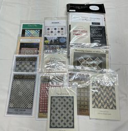Lot 107Q- NEW! Lot Of Merry Little Christmas Kits 12 Patterns, Instructions, Blocks And Measurements,