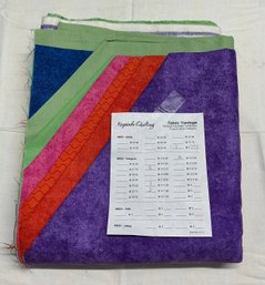 Lot 110Q - Keepsake Quilting Rainbow Colors Of Cotton Maywood Studio EES Co - 11 Yards