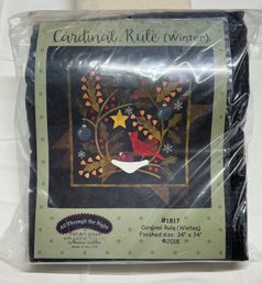 Lot 122Q - NEW! Cardinal Rule Winter Kit All Through The Night By Bonnie Sullivan Folk Art Design