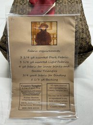 Lot 144Q - New! Country Sampler Long Winters Nap Quilt Kit Done In Cold Winter Night Colors
