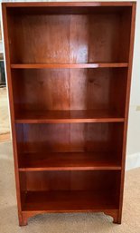 Lot 2- Antique Solid Wood Narrow Book Shelf