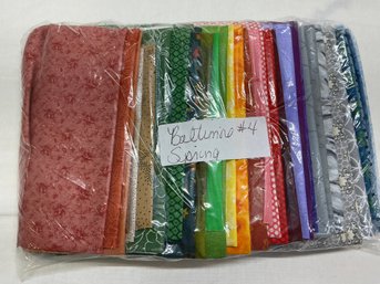 Lot 153Q- Dear Jane Baltimore Spring Block # 4 Fabric Cut To Sizes - Nice Material!