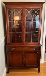 Lot 11- Antique Bernhardt Mahogany China Cabinet