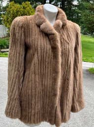 Lot 458 - Evans Furs For Jordan Marsh Mink Fur Coat With Pockets Vintage Size Small