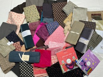 Lot 172Q- Full Bin Of Kits, Fabric Signs, Patterns And Colors, Various Vendors
