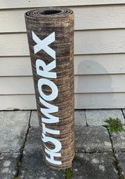 Lot 75- Hotworx Yoga Mat - Brown Hemp Fiber - Eco Friendly