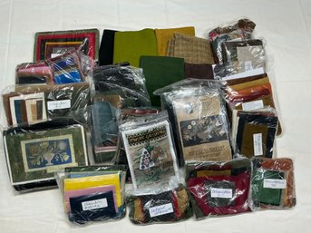 Lot 202Q- New Wool Bin - Kits From Blackberry Primitives & Primitive Gathering Different Color Wool Sizes