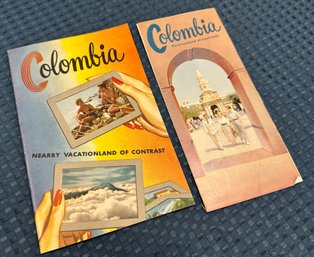 Lot 837 - 1956 Colombia Tourist Information Pack From Colombian Embassy - Cool Tourist Retro Art