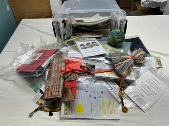 Lot 217Q- Nice! Embroidery New Kits With Thread, Loops, Yarn - Variety - Three Sheep Studio - Folk Art
