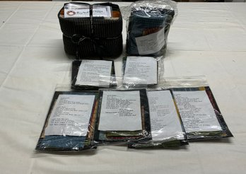 Lot 229Q- Plays With Wool Designs 7 Colors With Pattern Fabric For Garden In Bloom
