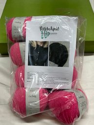 Lot 242Q - New Onling Copenhagen Cardigan Rose Color Petite Knit Kit 75% Superfine Soft Wool & 25% Angora