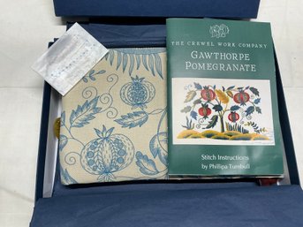 Lot 253Q - New Kit Crewel Work Co Gawthorpe Pomegranate Design Thread, Pattern And Guide Book.