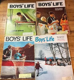 Lot 17SES- 60s BOYS LIFE Magazines - EPIC Ads To Frame - Comics - Schwinn Bikes - Jimi Hendrix - Guitars