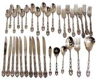 Lot 236 - 1960 Oneida Community - Chandelier - Stainless Steel 60 Piece Serving Set  -