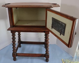 Lot 241 - 1900s Antique Cigar Tobacco Table Stand - Humidor