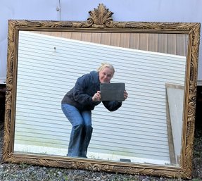 Lot 2- Antique Metropolitan Mirror Co - Wood Frame - Hollywood Regency Style - Nice!