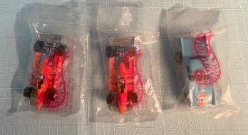 Lot 228- Gulf Promotional Die Cast Cars - Sealed - 1957 Ford - Indy Car - Collection Of 3