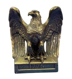 Lot 305 - Proud Patriotic American USA 1776 Eagle - Heavy Weight Brass And Cast Metal - PMC114B