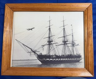 Lot 368 - 1940s US Navy USS Constitution - Old Ironsides Warship -  Lockheed R6V Airplane Reproduction