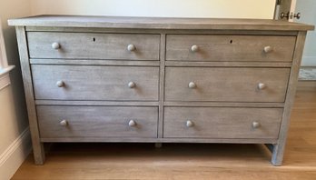 Lot 40- THE BEST! 6 Drawer - Dovetail Joints - Modern Farmhouse Dresser - Bureau