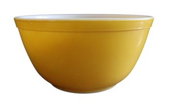 Lot 216CV - 1950s Vintage Pyrex Ovenware Yellow #2 Mixing Bowl 1.5 Quart