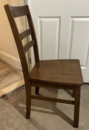 Lot 72- Solid Wood Dining Table  - Desk Chair - Sturdy!