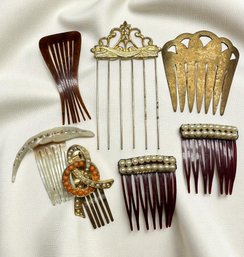 Lot 351LC - Antique Hair Picks Pins Combs - Different Sizes