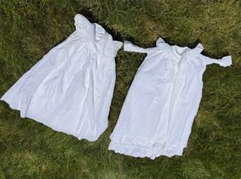 Lot 416JO - Baptism -First Impression Infant Wear - 100% Cotton Soft Gowns - Made In England & Italy - 2