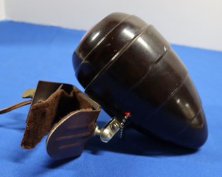 Lot 226 - 1930s Beehive Clamping Bakelite Electric Lamp For Desk Or Side Table - Works!