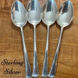 Lot 66- Gorham Sterling Silver Teaspoons (4) - Weight In Photos