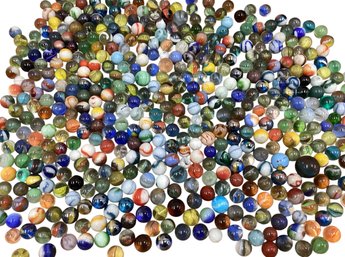 Lot42RR- Vintage Glass Marbles With Wooden Wall Golf Ball Shelf Holds 42 Balls