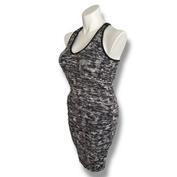 Lot 722NM- Athleta Maxi Striped Ruched Racerback Dress Womens Medium