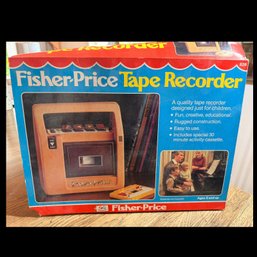 Lot 225- 1981 Fisher Price Tape Recorder In Box - Vintage Toys