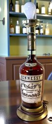 Lot 165AO- Barware- Vintage Hennessy Cognac Bottle Table Lamp