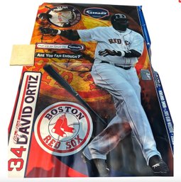 209KR - Wow! Fat Head - Big Papi Wall Application - Boston Red Sox David Ortiz - 71' Wide & 89' Tall