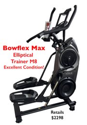 Lot 2- Bowflex Max Elliptical Trainer M8 - Excellent Condition - Easy Exit Out! Bring Help To Load!