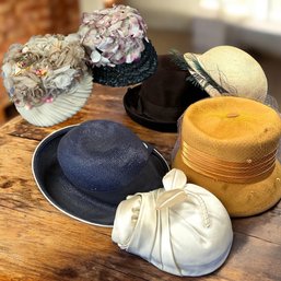 Lot 483 - Women's Vintage Hats From 40's - 60's Lucila Menez, Mr Lewis, Career Collection, Ronnie, Ritz Henry