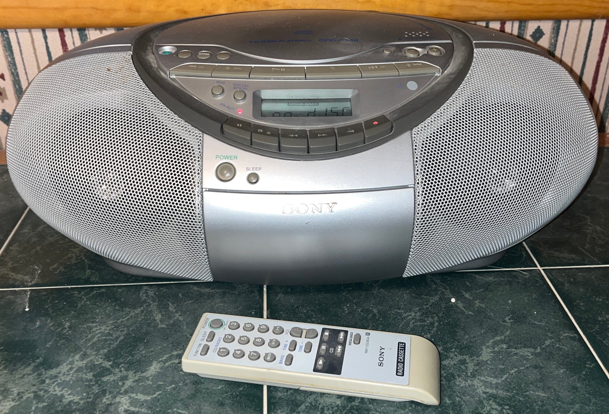 Sony AM/FM Cassette CD Player With Remote Included - Model CFD-5350 ...