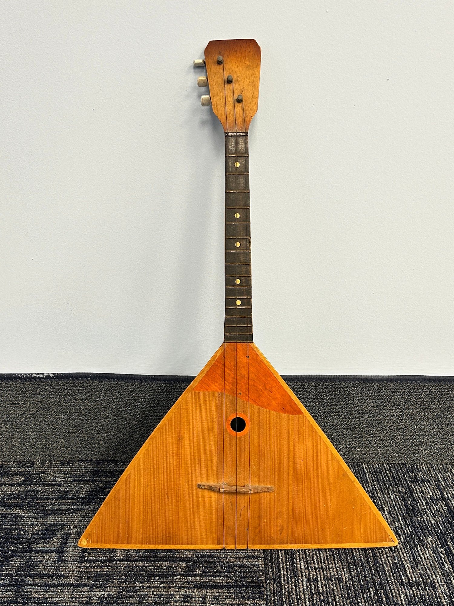 Russian String Instruments Three String Russian Balalaika, A Traditional Russian Stringed Musical ...
