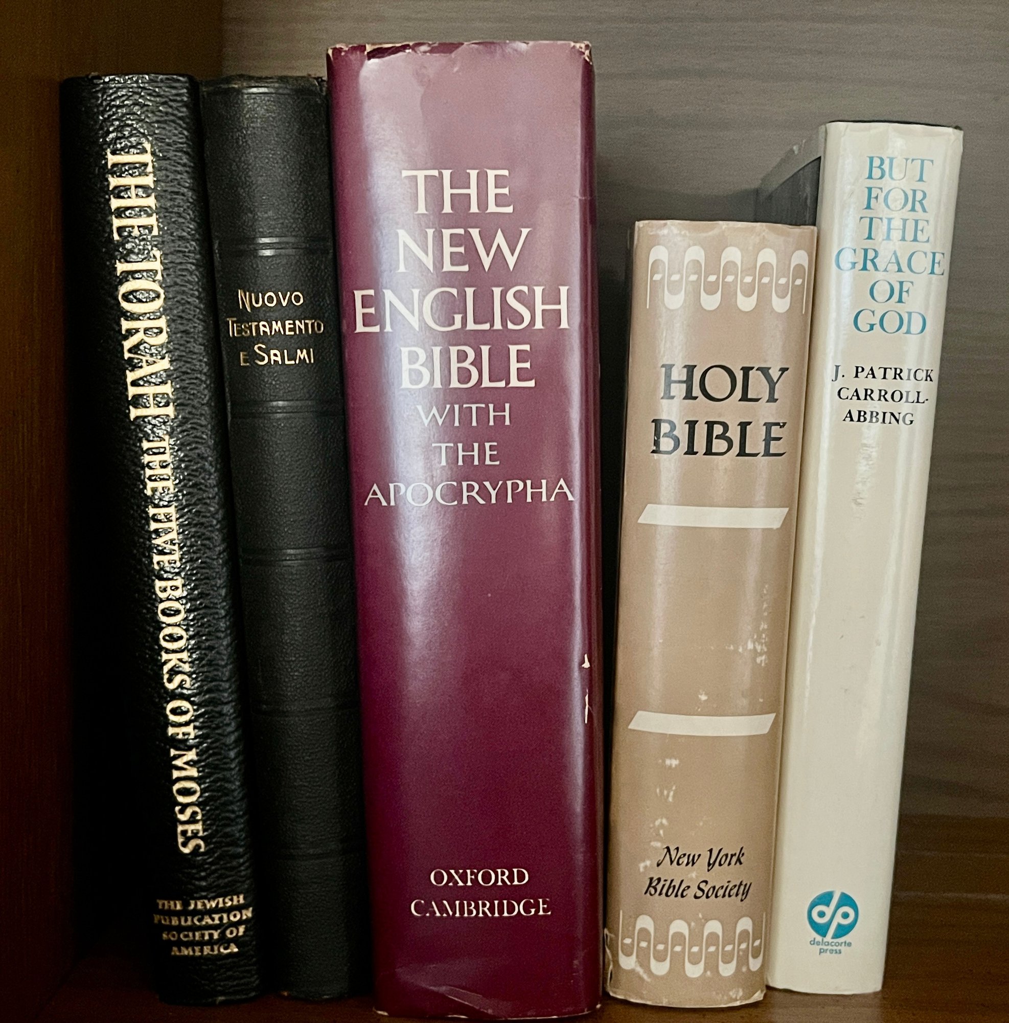 Assorted Religious Texts: He Torah, New English Bible, And More - 5pcs ...