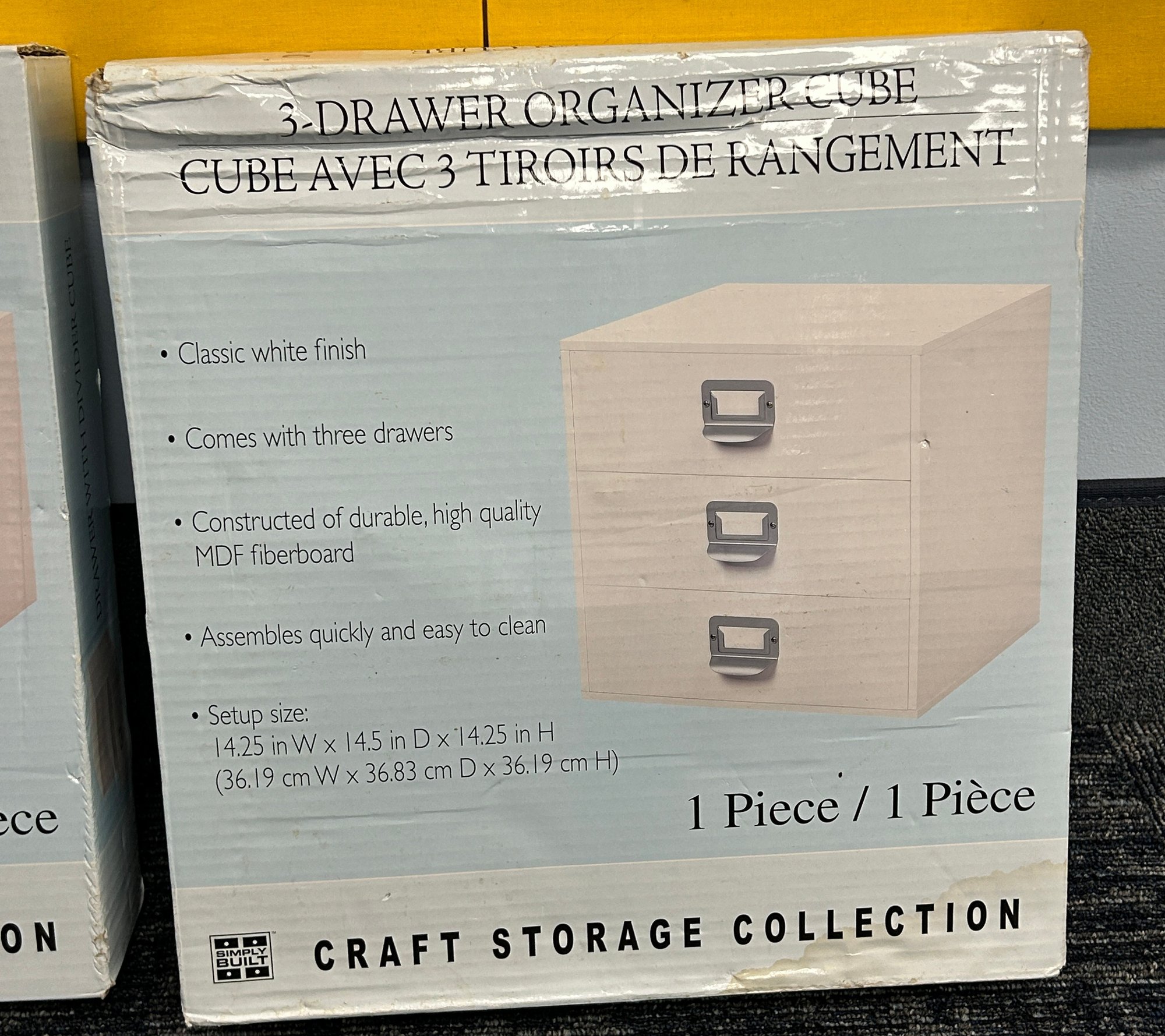 Simply Built Craft Storage Collection Drawer With Divider Cube ...