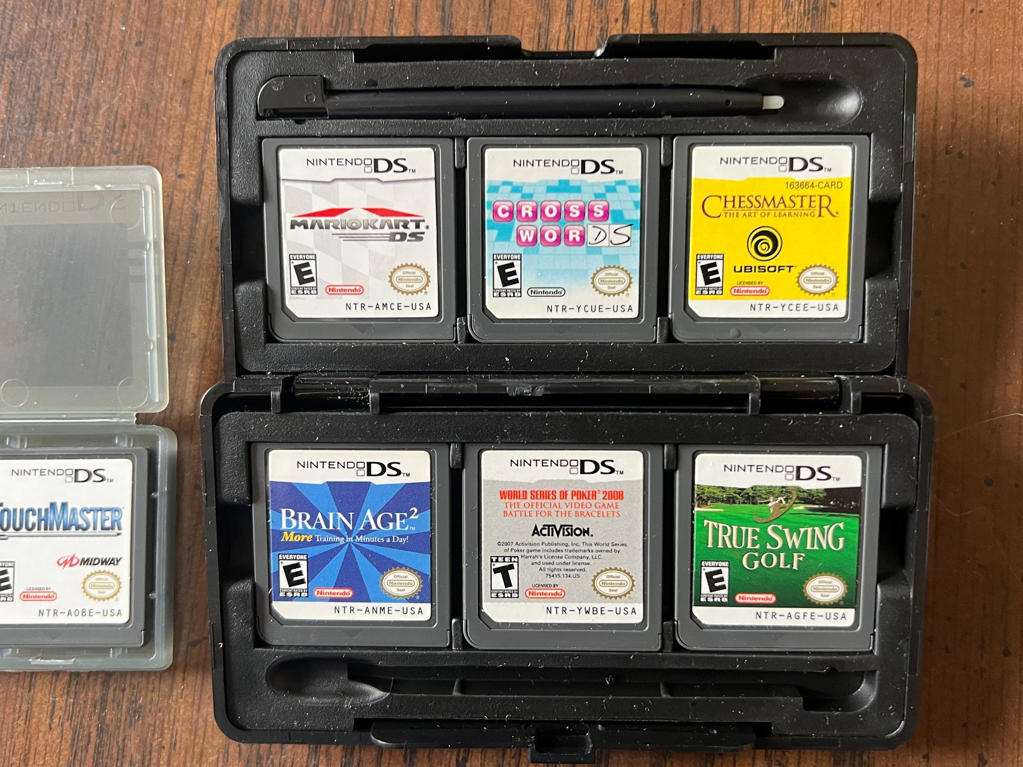 Nintendo DS Game Collection With Travel Cases: Mario Kart DS ...