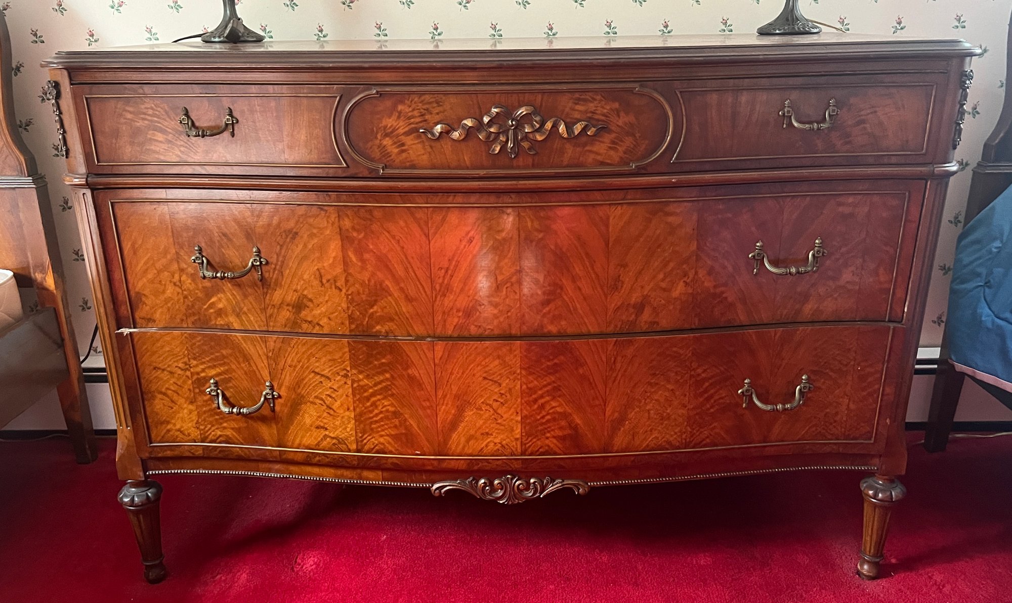Photo inspiration: Online Auctions With Vintage Furniture And Accessories Online Reference: Antique Cherry Wood Dresser 114301