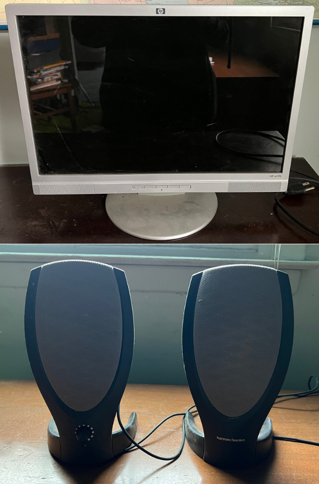 HP LCD Monitor HSTND-2171-A Harman Kardon Computer Speakers