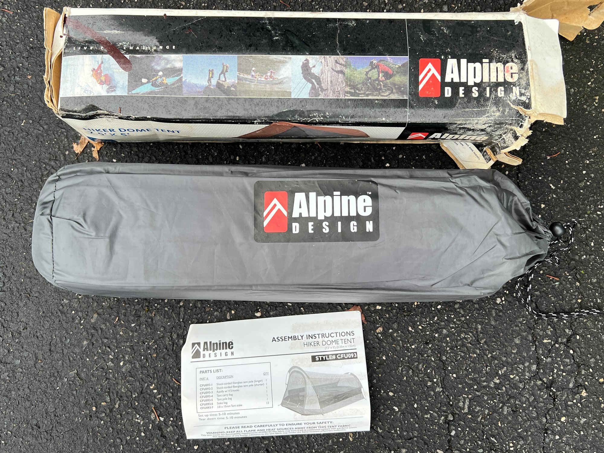 Alpine Design Hiker Dome Tent #110571 | Auctionninja.com