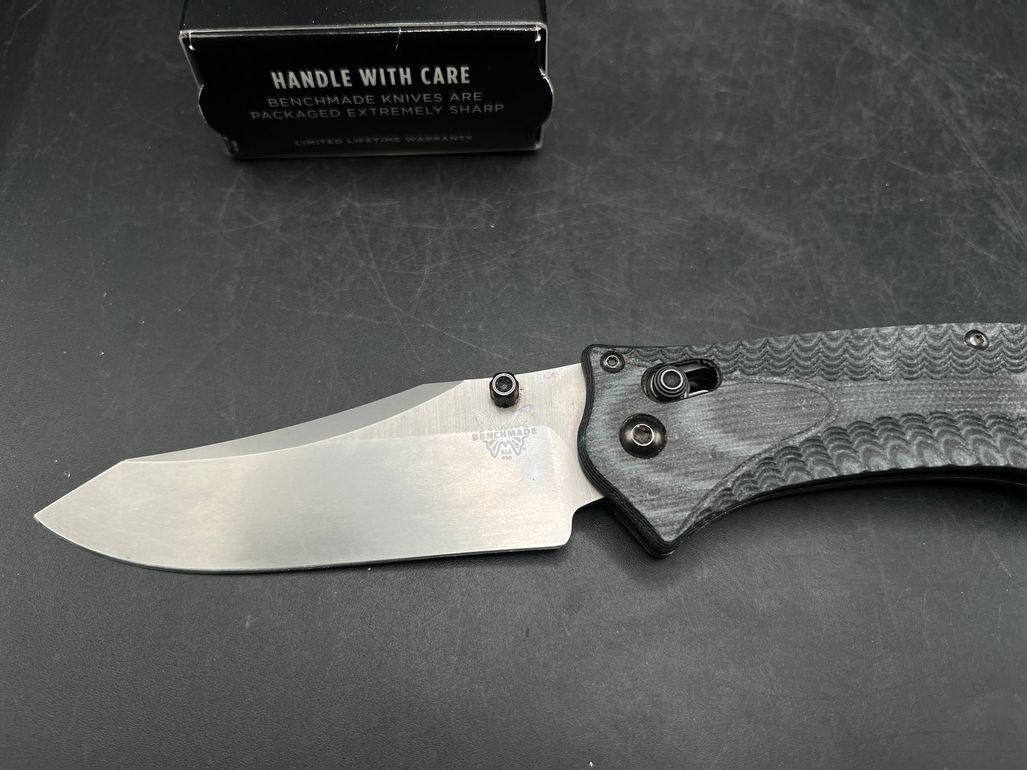 Benchmade Rift Benchmade 950 Osborne Rift AXIS Folding Knife – G10 Handle – Original ...