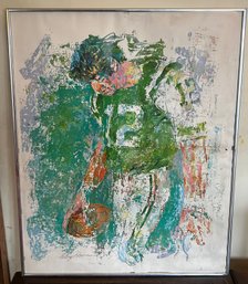 LeRoy Neiman Joe Namath 'Broadway Joe' Vintage Print