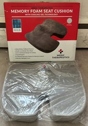 Medic Therapeutics Memory Foam Seat Cushion With Cooling Gel - New