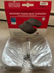 Medic Therapeutics Memory Foam Seat Cushion With Cooling Gel - New